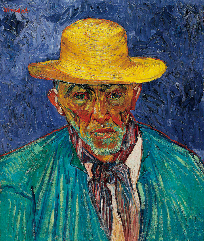  文森特·威廉·梵高  Vincent Willen Van Gogh —— 老农人埃斯卡里耶肖像